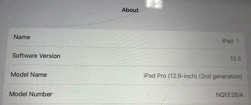 Apple iPad Pro 12.9 inch - 2nd Gen  Wifi + Cellular - Cracked Screen