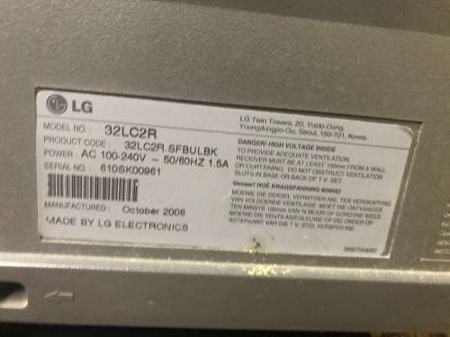 LG 32" LCD TV