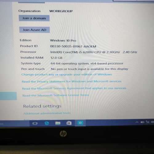 MONSTER RAM SPEC !!! - HP Laptop Intel Core i5 , 12 GB RAM , 500 GB HDD