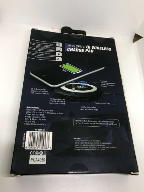 New Sealed !!! Volkano High Speed QI Wireless Charge Pad
