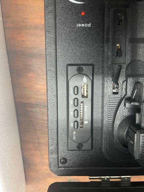 Volkano Retro Series Portable Vinyl Player and Bluetooth Speaker