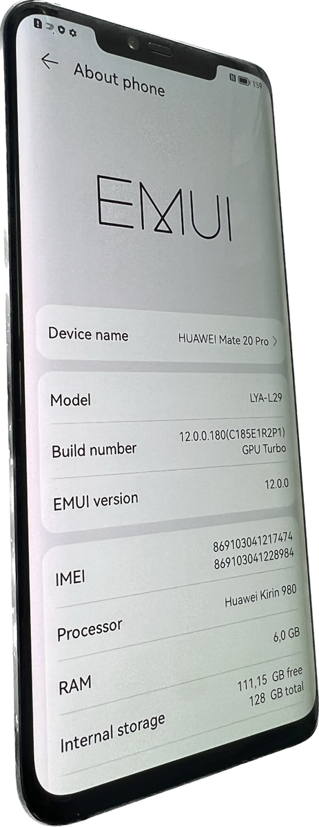 Warehouse Clearance : Huawei Mate 20 Pro - Power button fault- Spares / Repairs