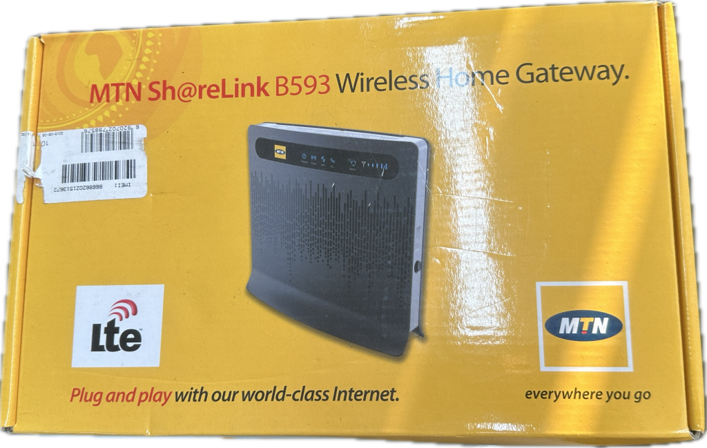 MTN SHARELINK B593(HUAWEI) WIRELESS HOME GATEWAY LTE