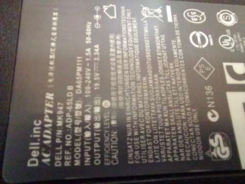 Dell Small Pin 19.5v AC Adapter