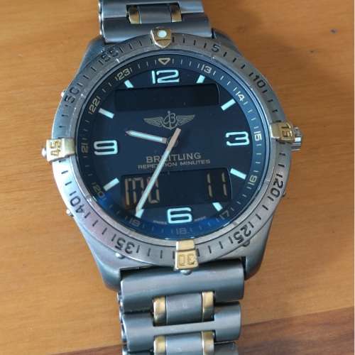 BREITLING AEROSPACE Repetition Minutes Titanium+Gold