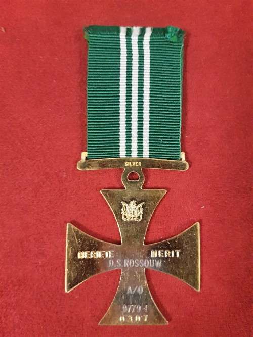 SA Correctional Services - Cross for Merit (1980 - 1996) Full Size Medal