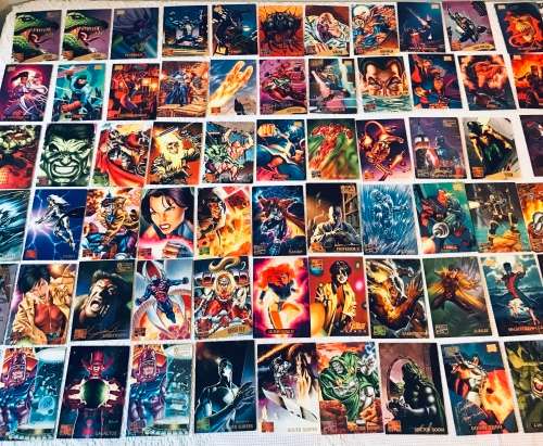 Marvel Masterpiece Tarding Cards from the 90`s