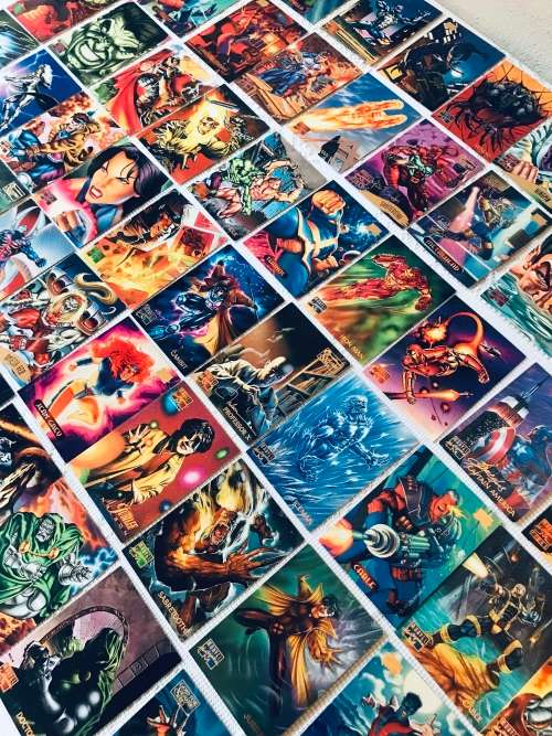 Marvel Masterpiece Tarding Cards from the 90`s