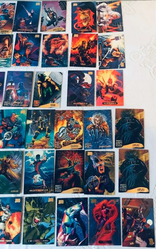 Marvel Masterpiece Tarding Cards from the 90`s