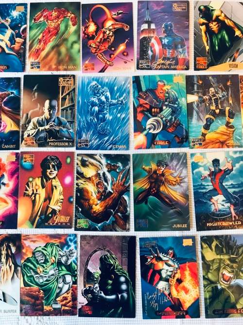 Marvel Masterpiece Tarding Cards from the 90`s