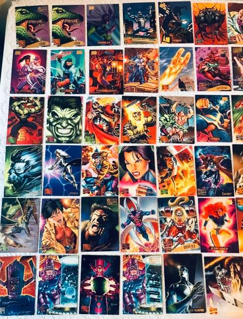 Marvel Masterpiece Tarding Cards from the 90`s