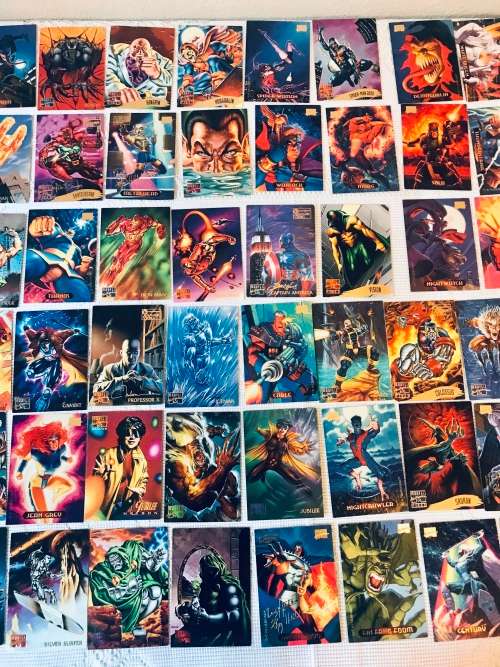 Marvel Masterpiece Tarding Cards from the 90`s