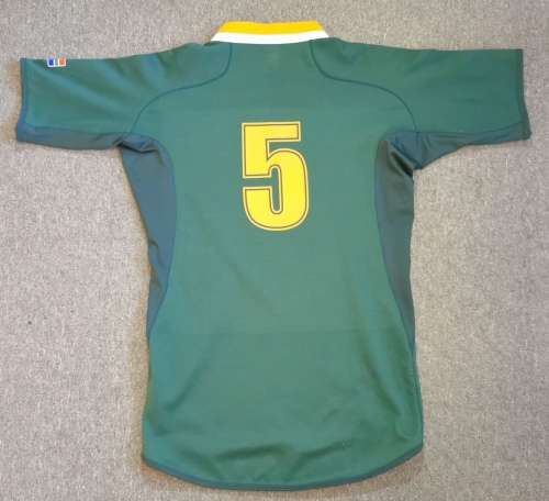Rugby Jersey - Springbok Match Worn Jersey Victor Matfield
