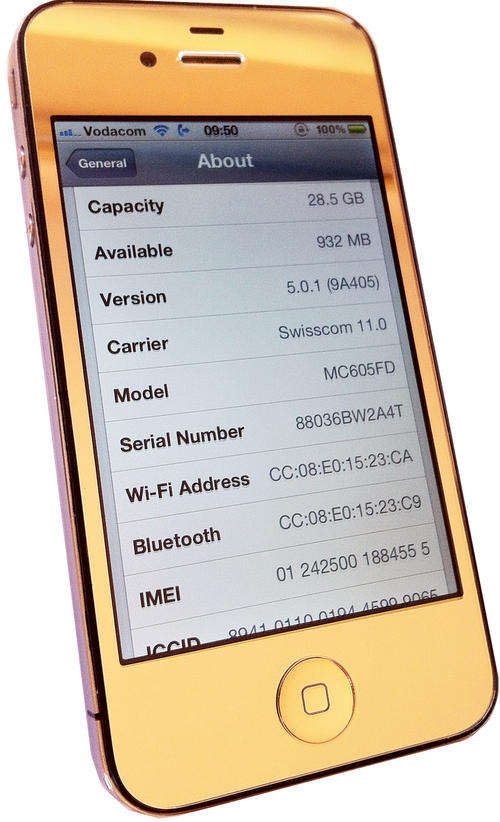 iPhone4 32GB GOLD Edition (factory unlocked)