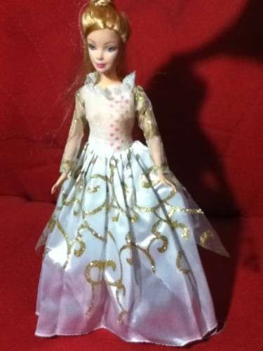 Barbie Clothes, Handmade, White Ball Gown