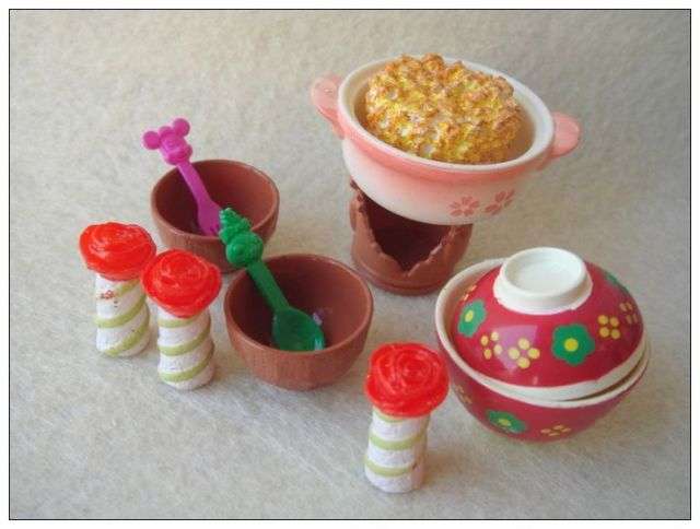 Miniature, Re-ment, Collectable Handmade Dollhouse Miniature - Magic Restaurant Chinese Food