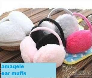 Plush Ear Warmer / Muff PINK