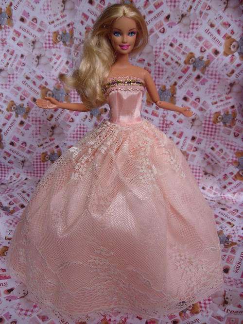 Barbie Fashion House -  Clothes, Handmade, Formal Evening Dress, Gown