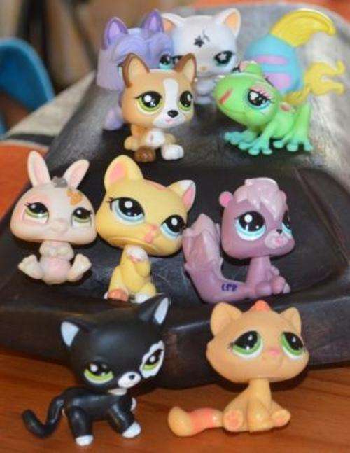 Littlest pet shop, Set of 10 pets
