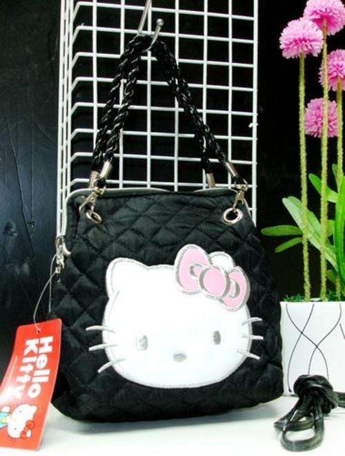 Hello Kitty Black Handbag
