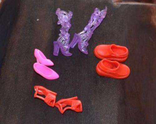 Barbie Shoes, 4 pairs