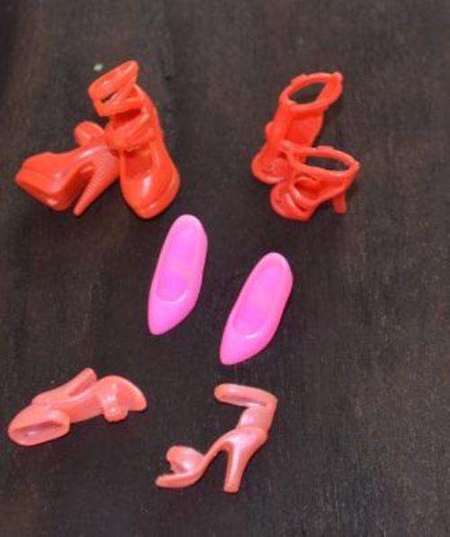 Barbie Shoes, 4 pairs