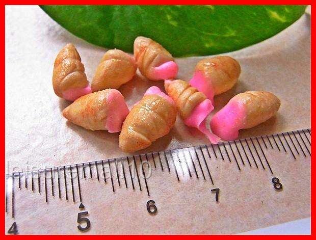 Miniature Food, Re-ment, Collectable Handmade Dollhouse - Strawberry Cream Dessert x 4