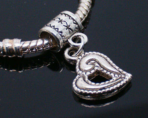 Dangling Bead - Heart