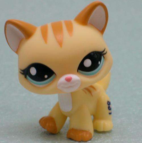 Littlest pet shop, Cat Beige blue Eyes 2034