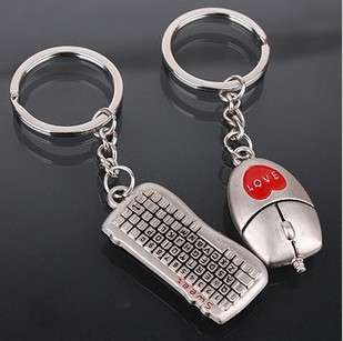 Keyring, Lovers Keyring : Mouse and Keyboard for the IT enthusiast