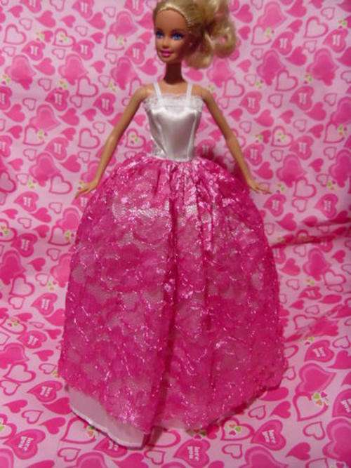 Barbie Fashion House -  Clothes, Handmade, Formal Evening Dress, Gown
