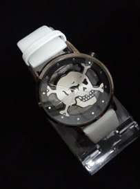Skull Watch / Leatherette Strap