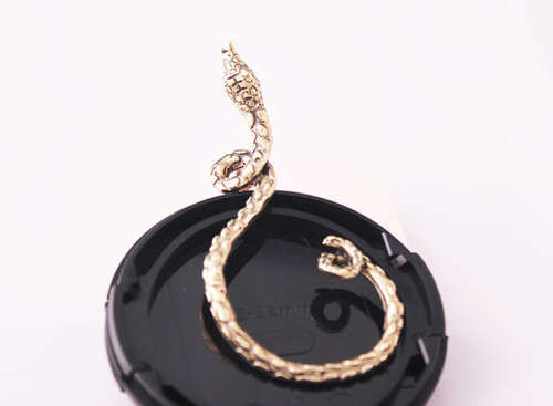 Earring - Snake Earring: Goth/Punk Retro Bronze New Coming Snake Ear Stud Earring 1PC