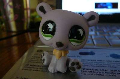 Littlest pet shop, Purple Polar Bear 833