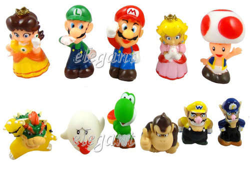 HUGE SET, Great Value - Super Mario Characters, Set of 11 Figures