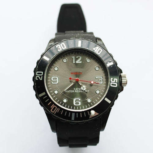 Unisex Watch, Jelly Watch in Black