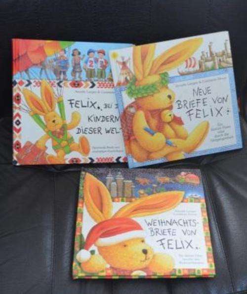 German Books, 3 Felix Books with his famous letters