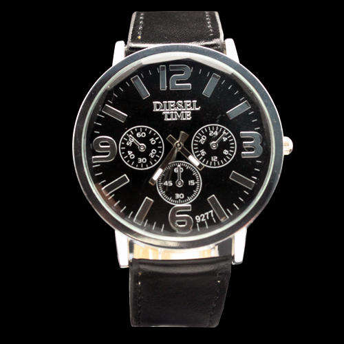 Watch - Classic Black Watch with Black Dial from Diesel Time