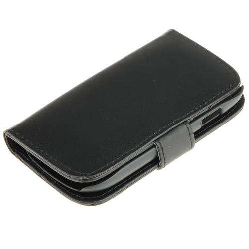 Cellphone Cover / Pouch Flip PU Leather Case Cover For Samsung Galaxy S3 III Mini i8190 Black