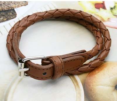Weaved Belt Bracelet - brown
