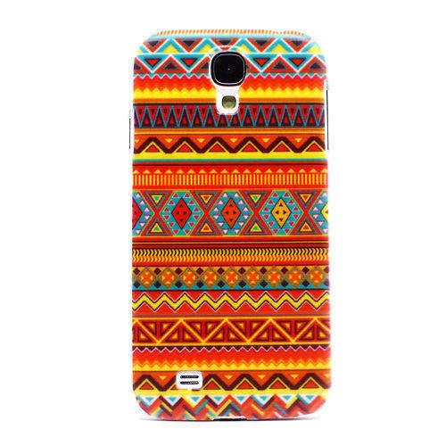 Last one - Cellphone Cover For Samsung Galaxy S4 - Tribal Pattern Orange