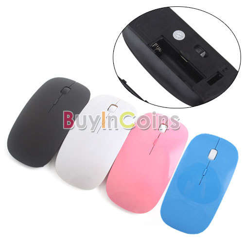 USB Thin Wireless Mouse for PC / Laptop,  available in Pink ONLY!