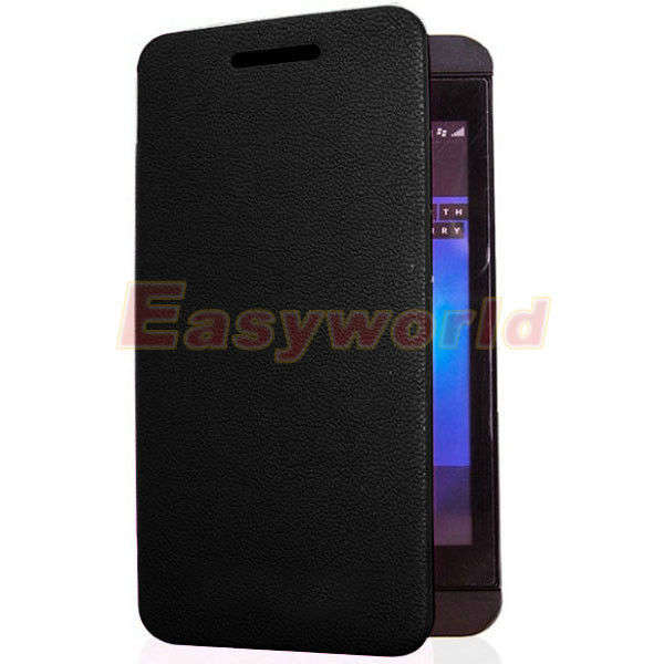 New Flip Cover for Blackberry Z 10 in Black