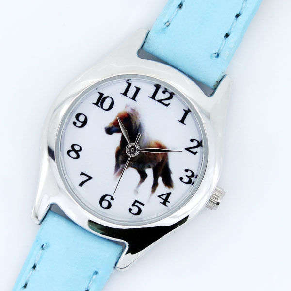 Watch with Pony and smaller watch face for younger Ladies