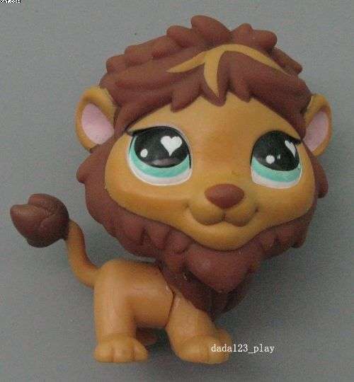 Very Rare- Littlest Pet Shop, Lion #758