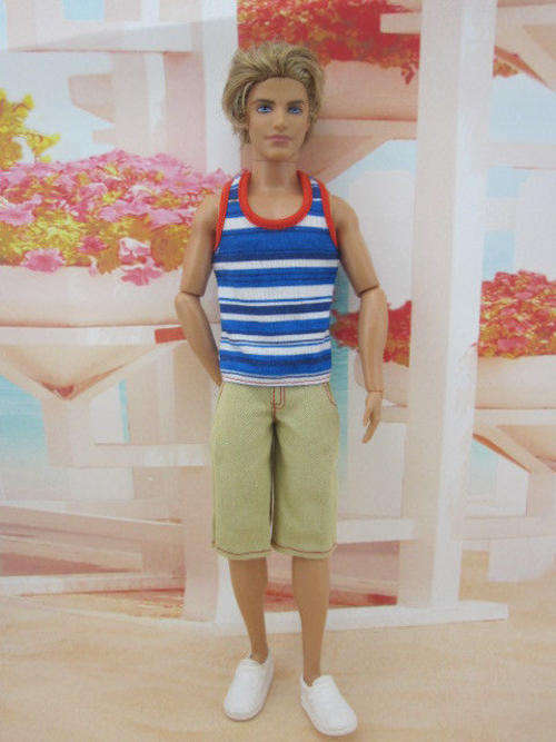 Ken Fashion House -  Clothes, Handmade, 2 pc Pants Set