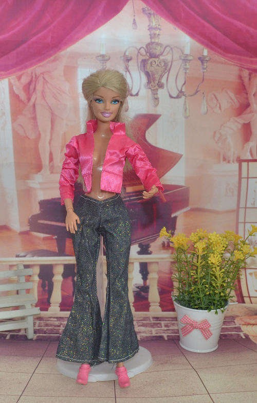 Barbie Fashion House -  Clothes, Handmade, 2 piece Pants Set