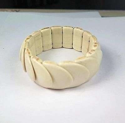 White Turkish Turqouise Bracelet 7.5''