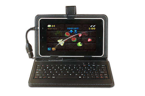 Cover Case and USB Keyboard for 8 inch Tablet in PU Leather