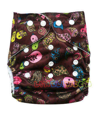 Hot New Baby Washable cloth - diaper nappy cover without insert - Pattern: Animals